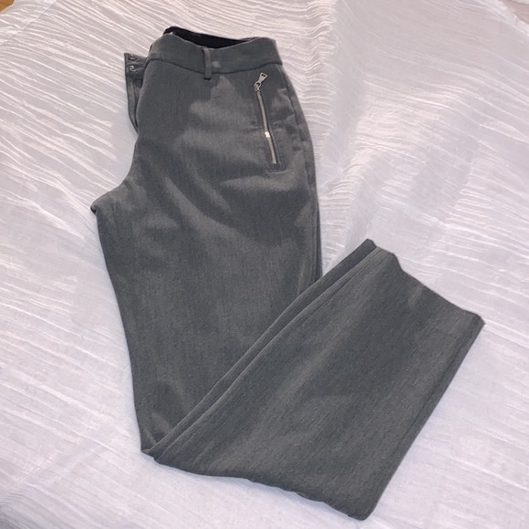 Express Columnist Pant | Size 4R | Boot Leg | Charcoal Gray - Picture 2 of 8